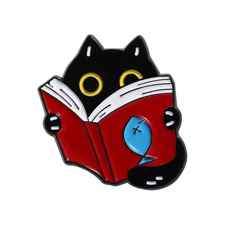 Пін Кіт з книжкою про рибу різнокольоровий