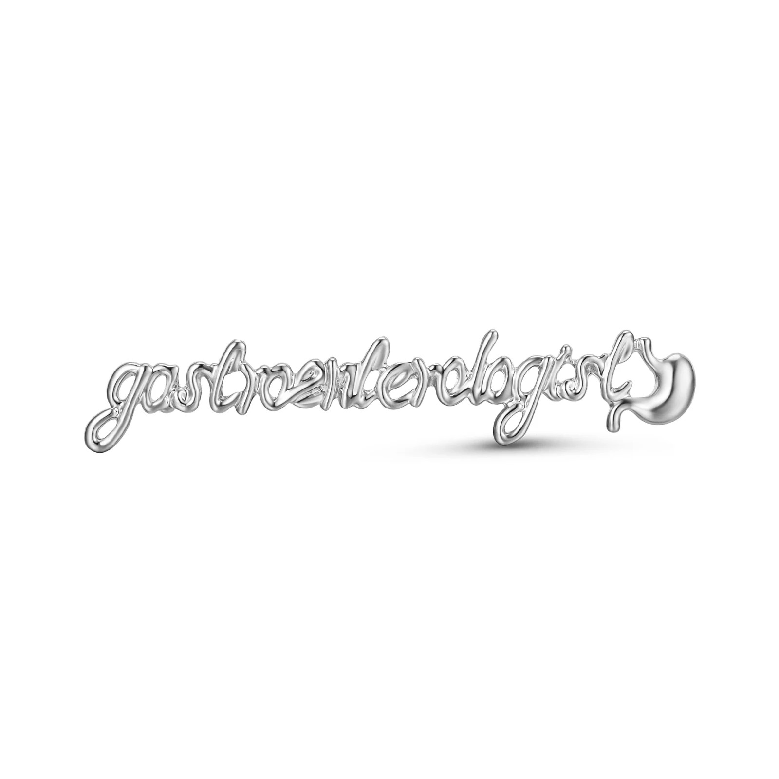 Пин гастроэнтерологу Gastroenterologist серебристый