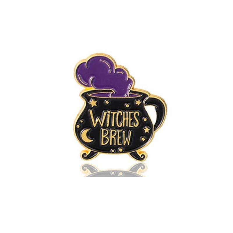 Пін Казанок Witches Brew чорний