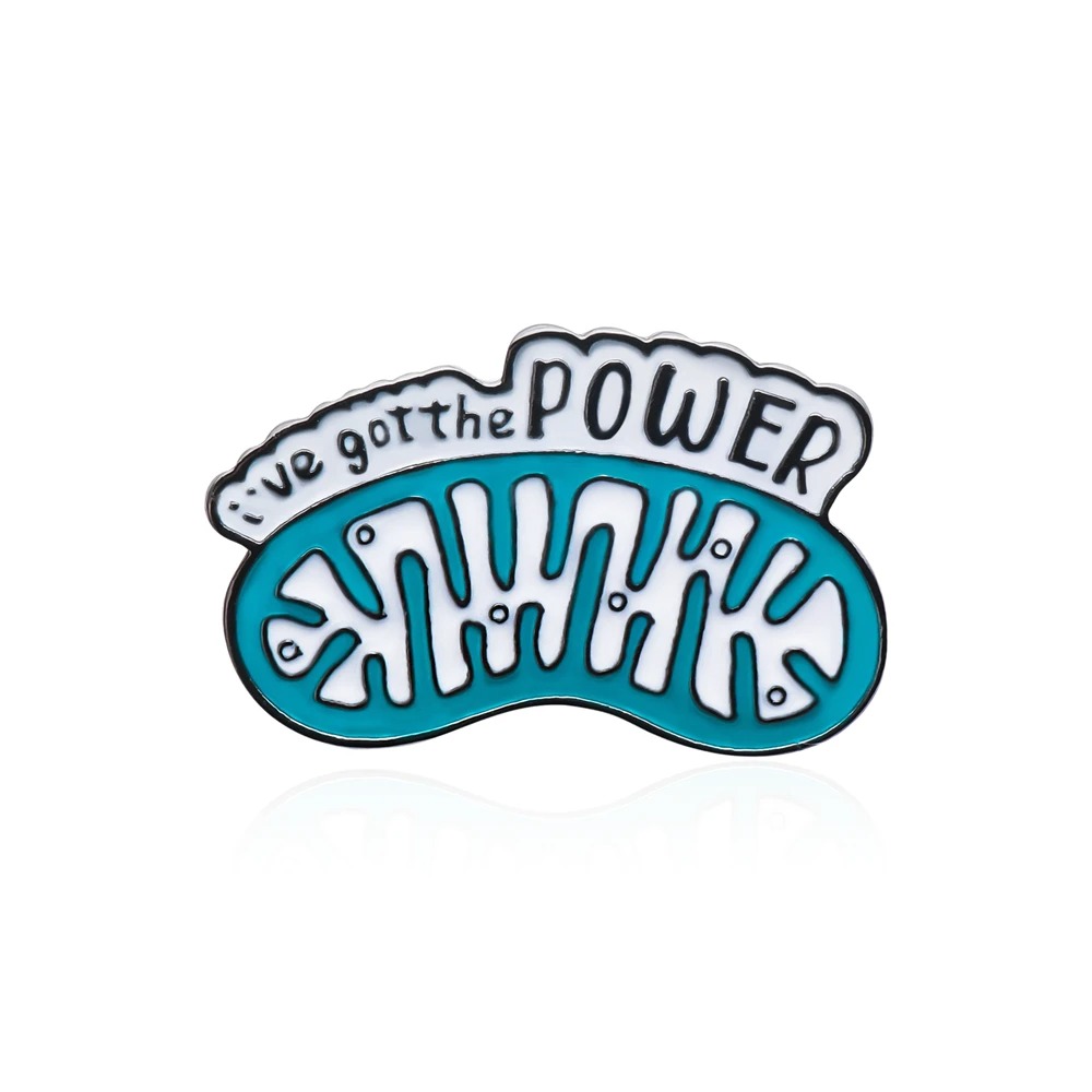 Пин медику Митохондрия I’ve got the power голубой